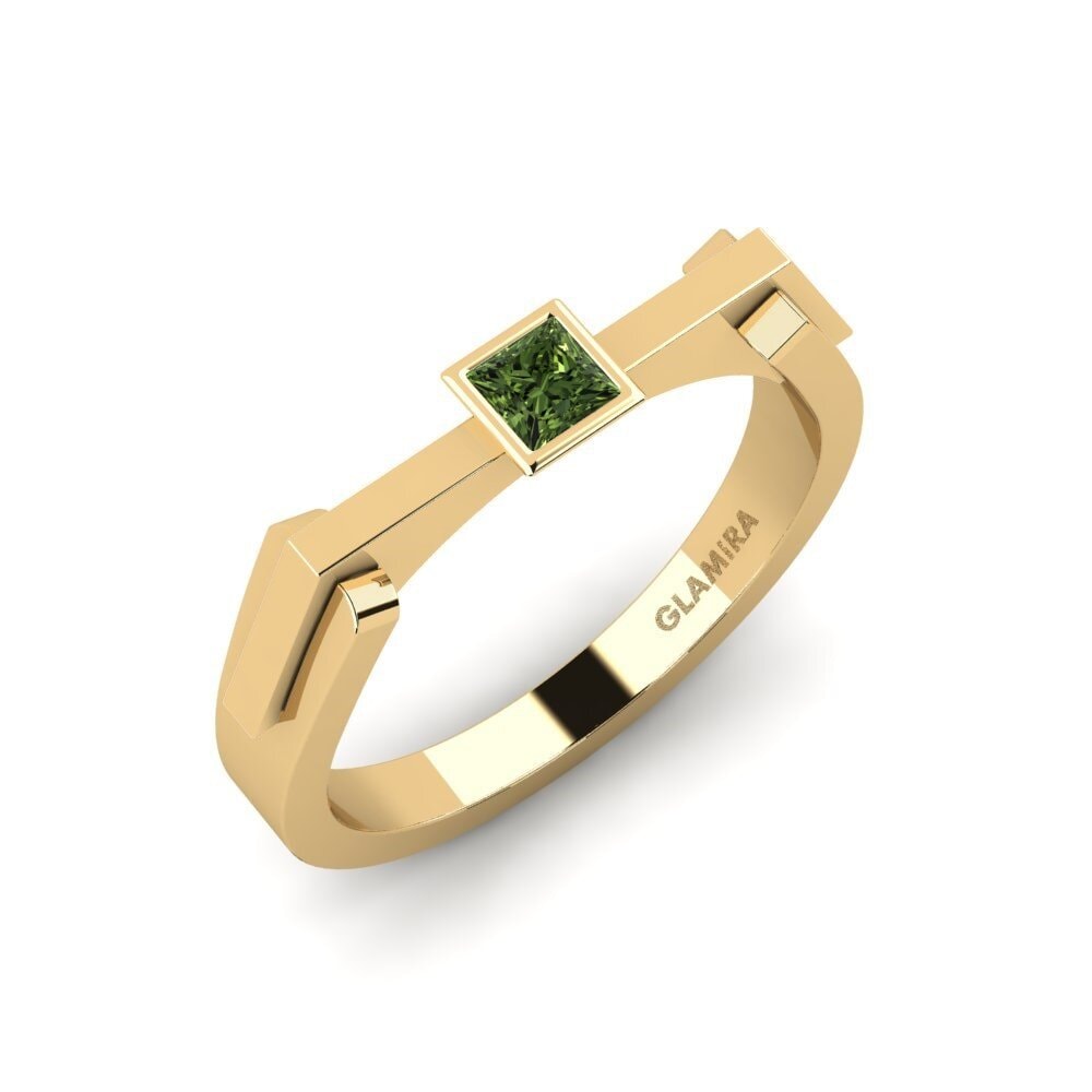 Zafiro Verde Anillo de compromiso Uttge