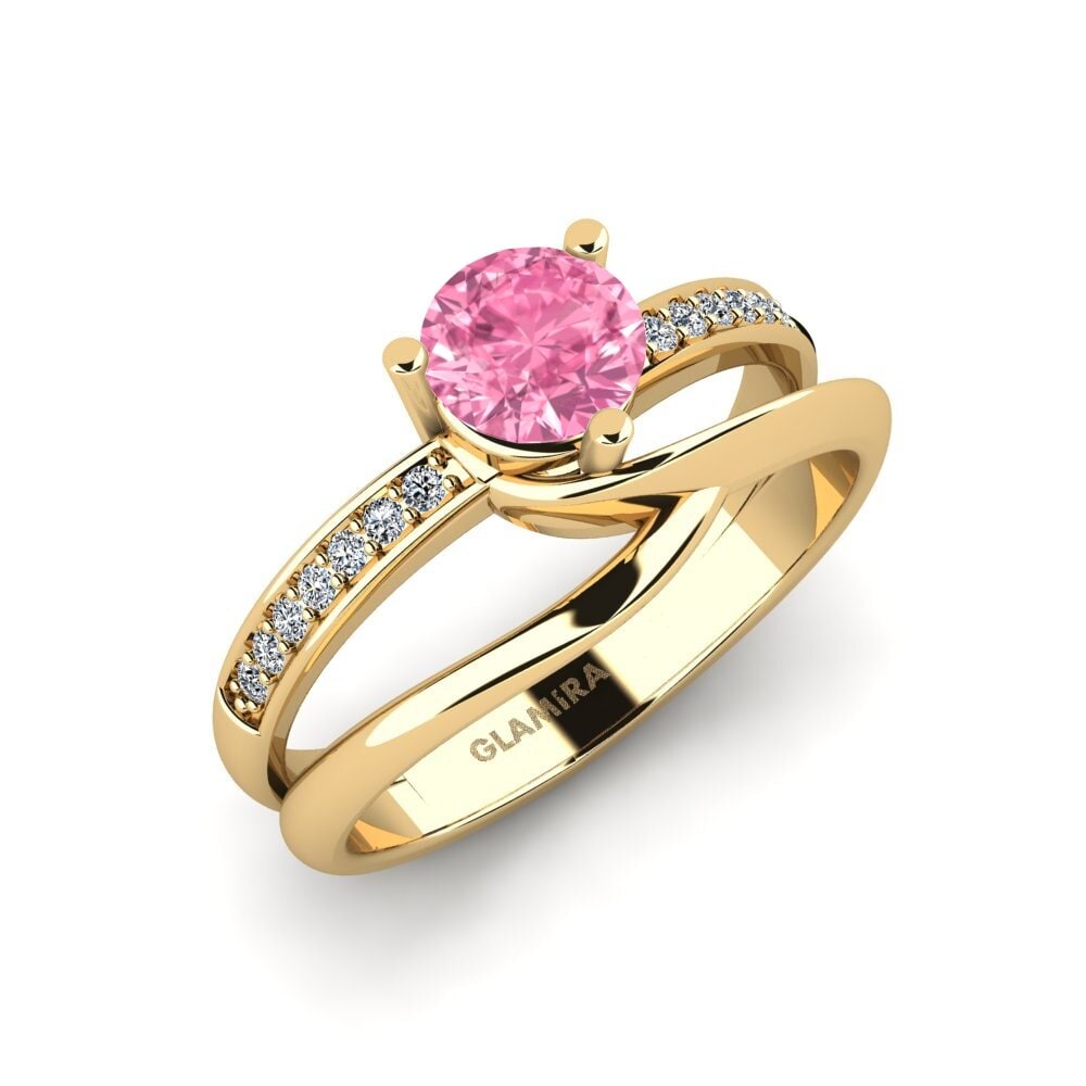 Pink Sapphire Engagement Ring Wetiff