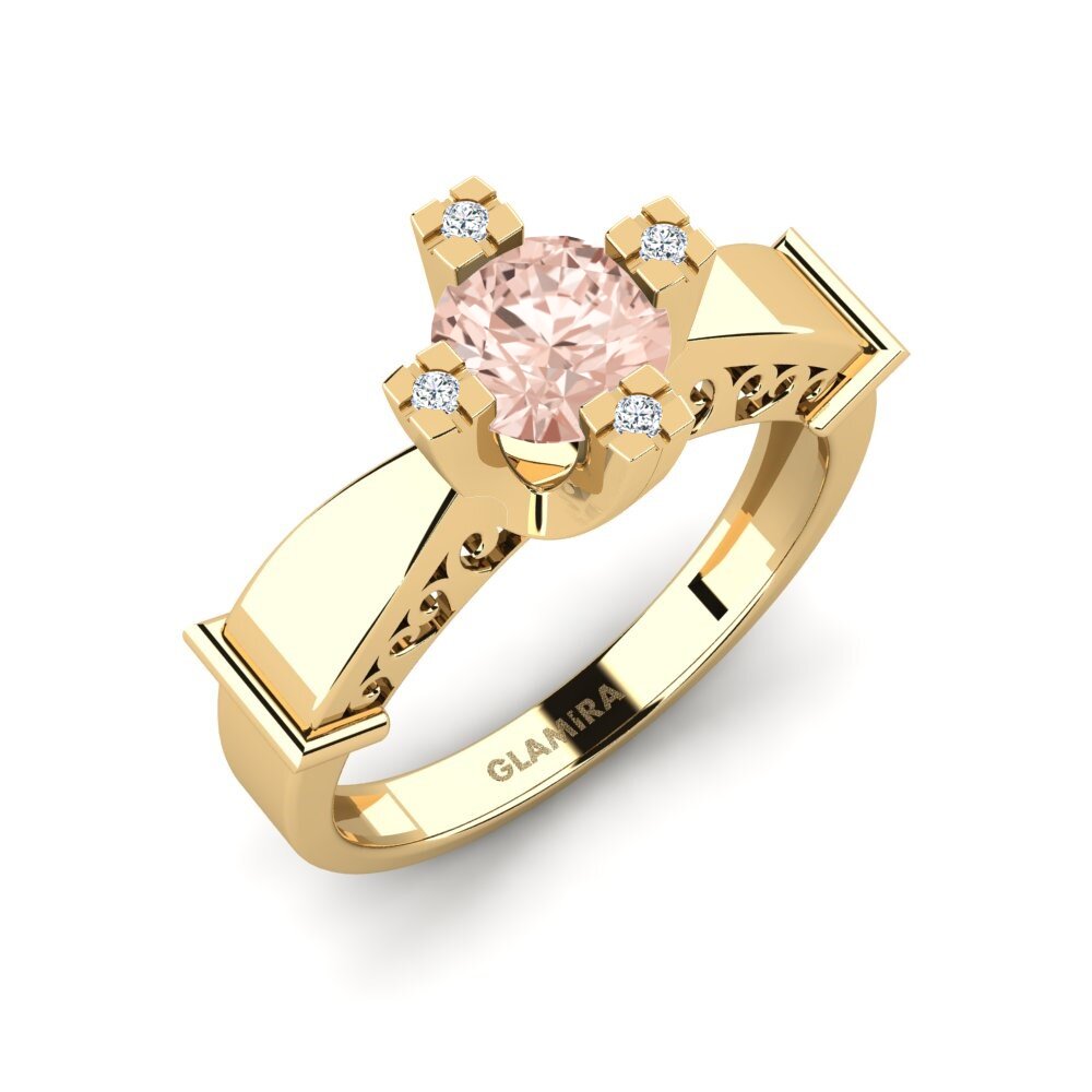 Morganite Bague de fiançailles Yablet