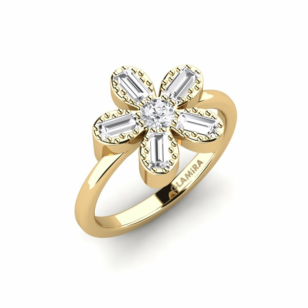 Saphir Blanc Bague Yasuo