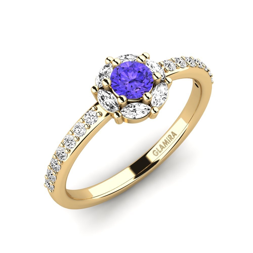 Tanzanita Anillo de compromiso Zayolo