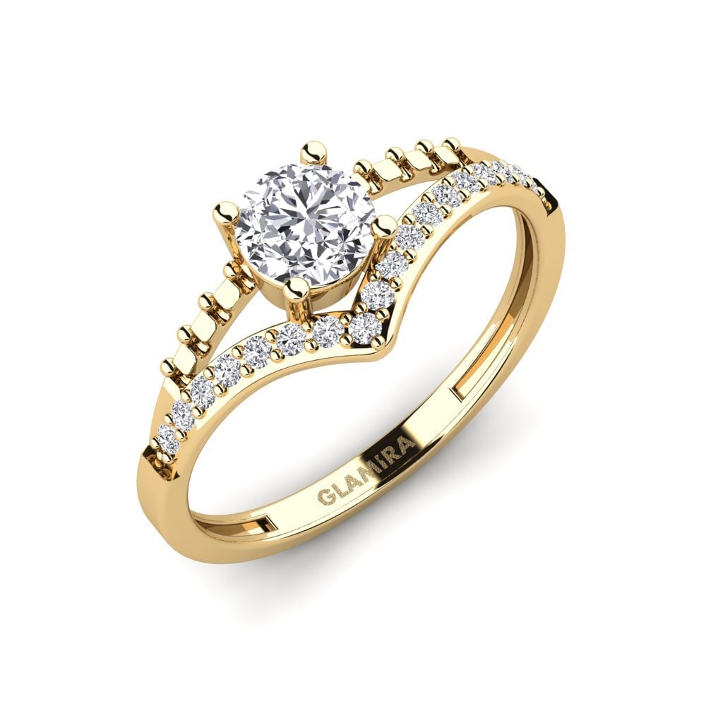 Diamond Engagement Ring Zensben