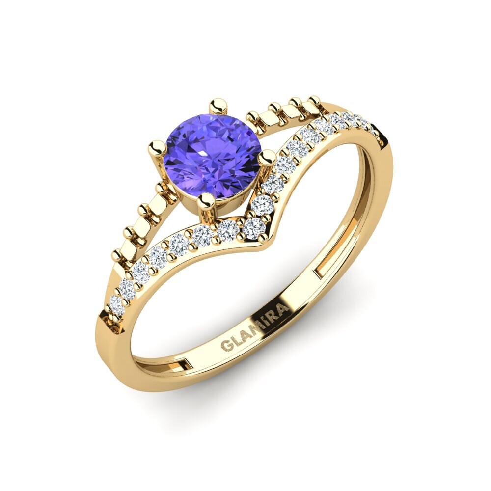 Tanzanite Engagement Ring Zensben