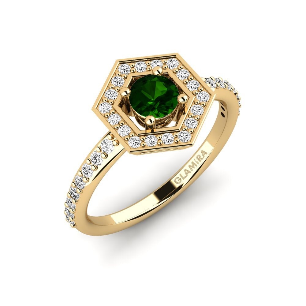 Green Tourmaline Engagement Ring Zoache