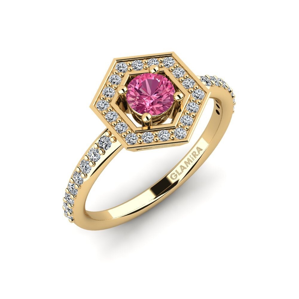 Pink Tourmaline Engagement Ring Zoache