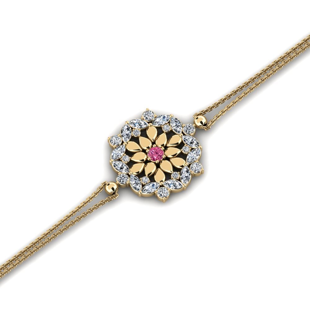 Pink Tourmaline Women's Bracelet Abto
