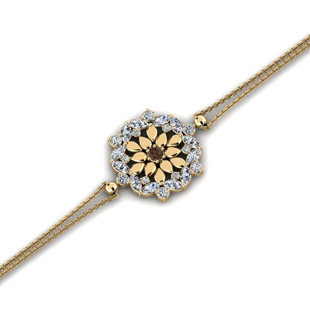 Smoky Quartz Women's Bracelet Abto