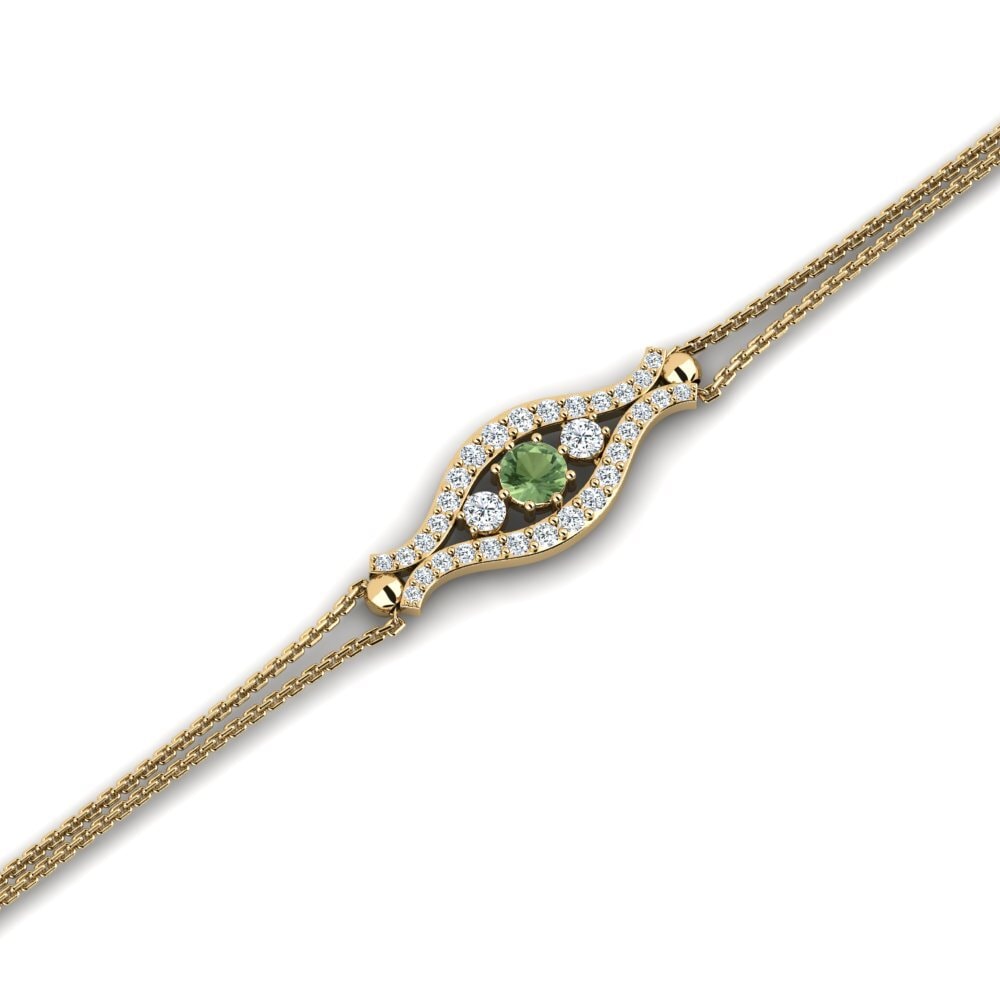 Green Sapphire Women's Bracelet Alvins