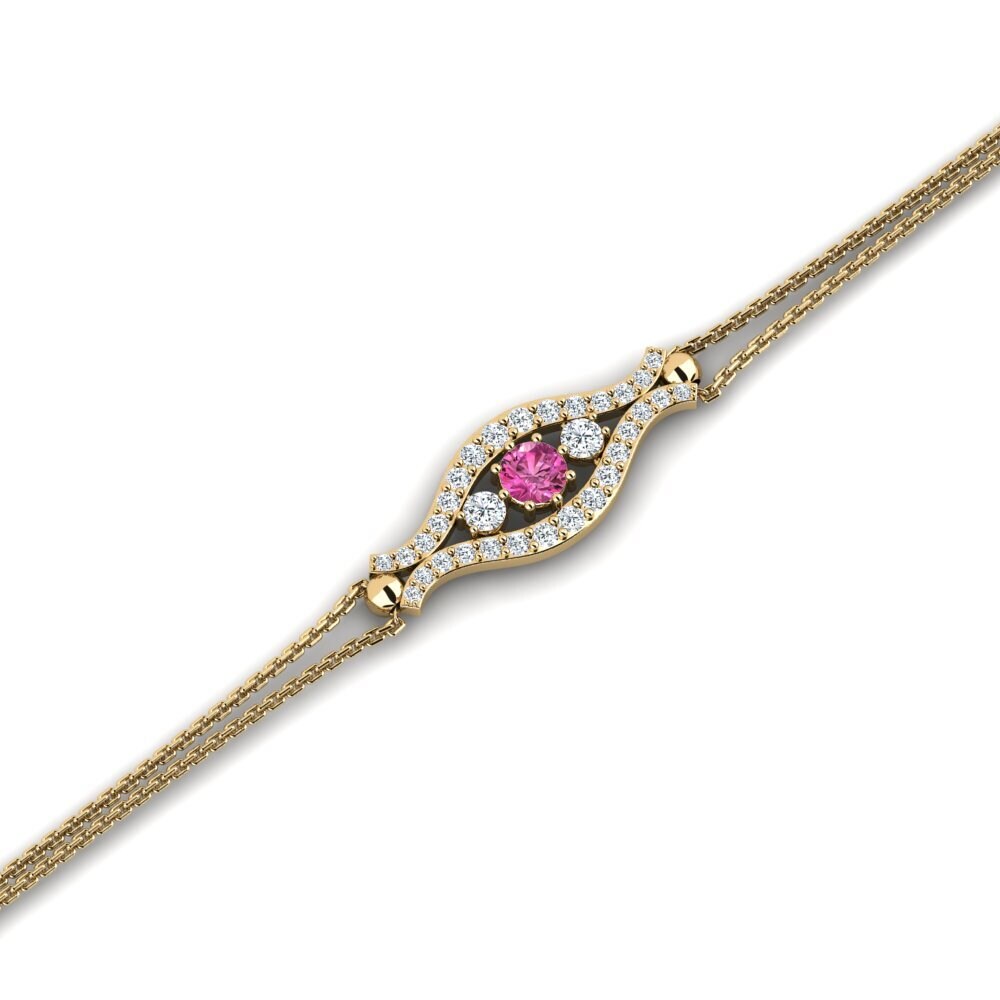 Pink Topaz Women's Bracelet Alvins