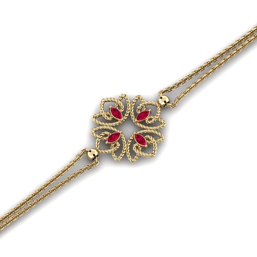 Marquise Ruby Women's Bracelet Ejwells