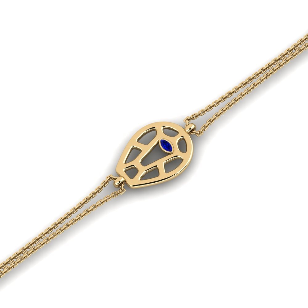 Marquise Sapphire Women's Bracelet Eksallok