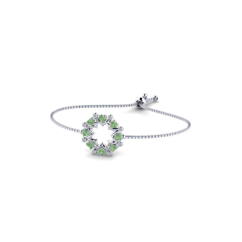 Paladio Diamante Verde Pulsera de Mujer Expl