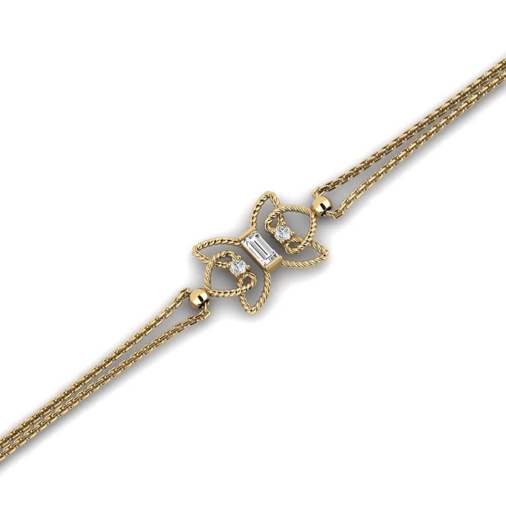Baguette Diamond Women's Bracelet Ezhorir