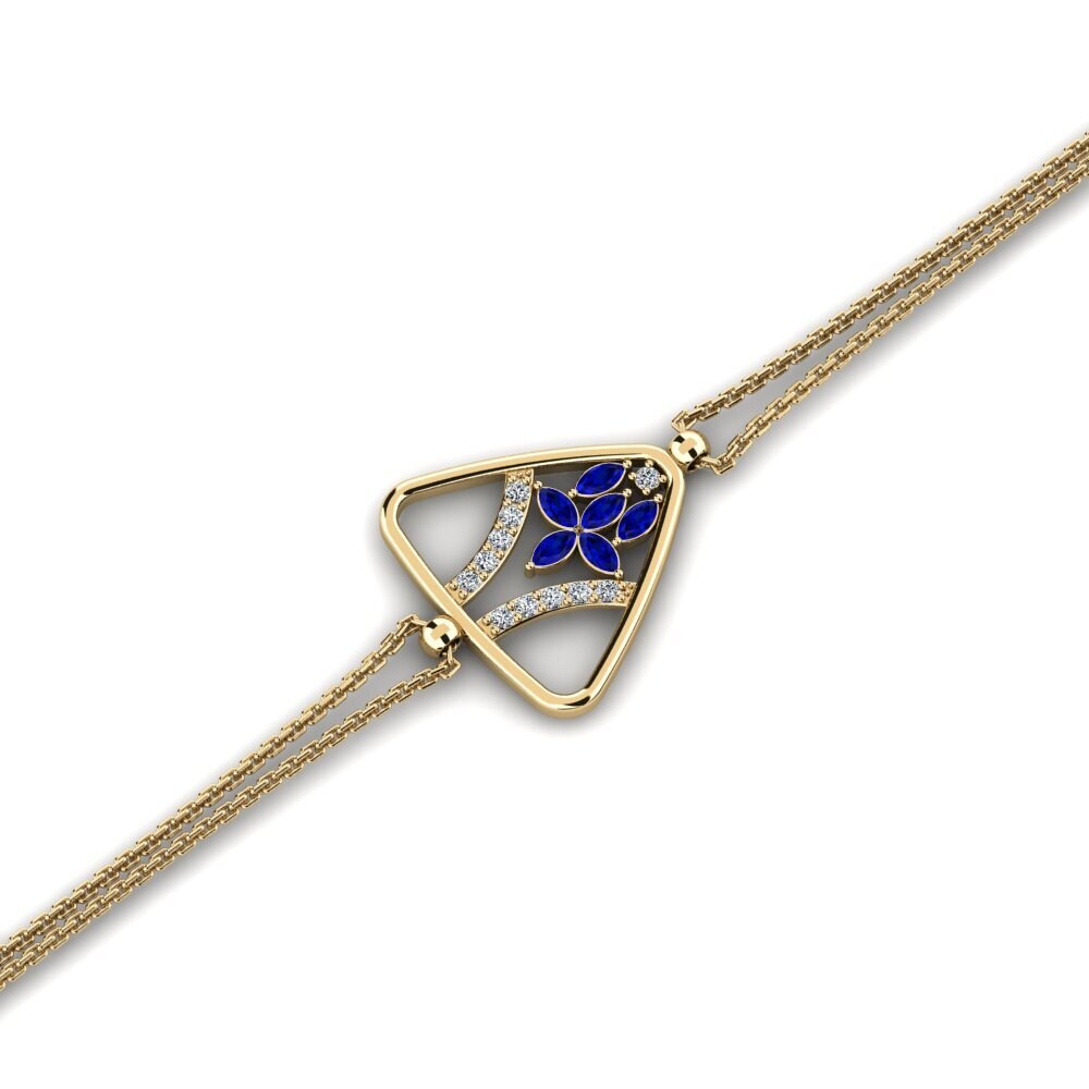 Marquise Sapphire Women's Bracelet Ezmirasto