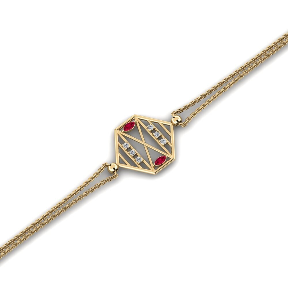 Marquise Ruby Women's Bracelet Fabrienas