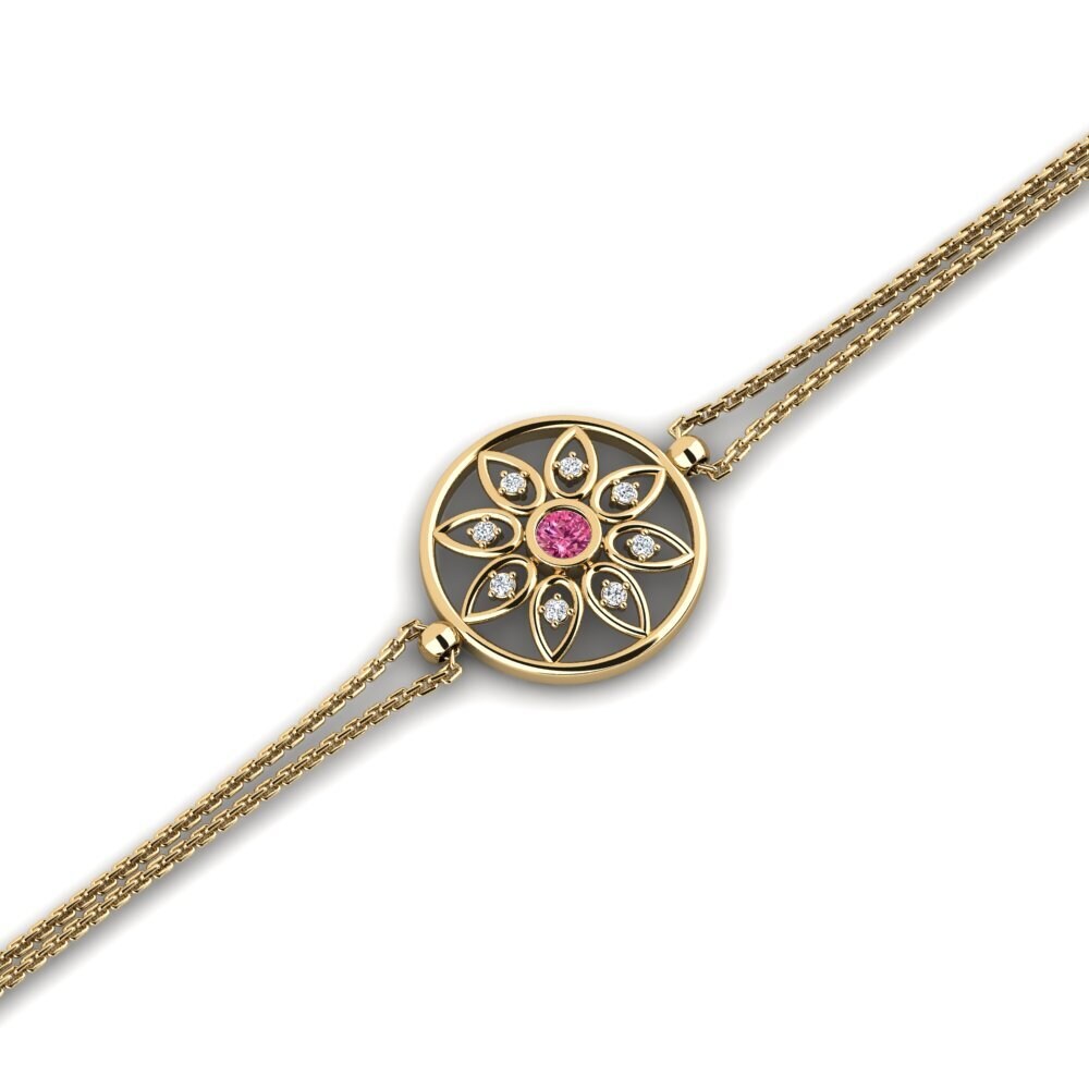 Pink Tourmaline Women's Bracelet Reyukwaf