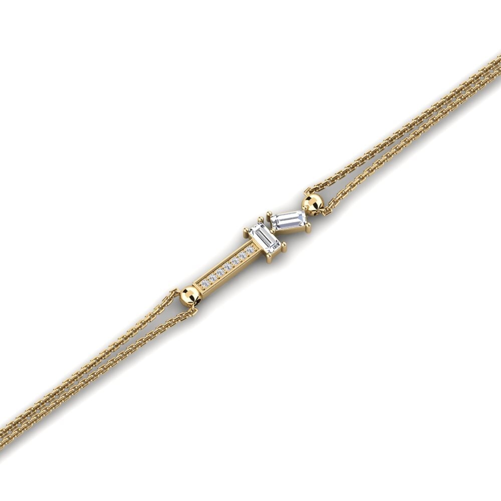 Baguette Diamond Women's Bracelet Wowita