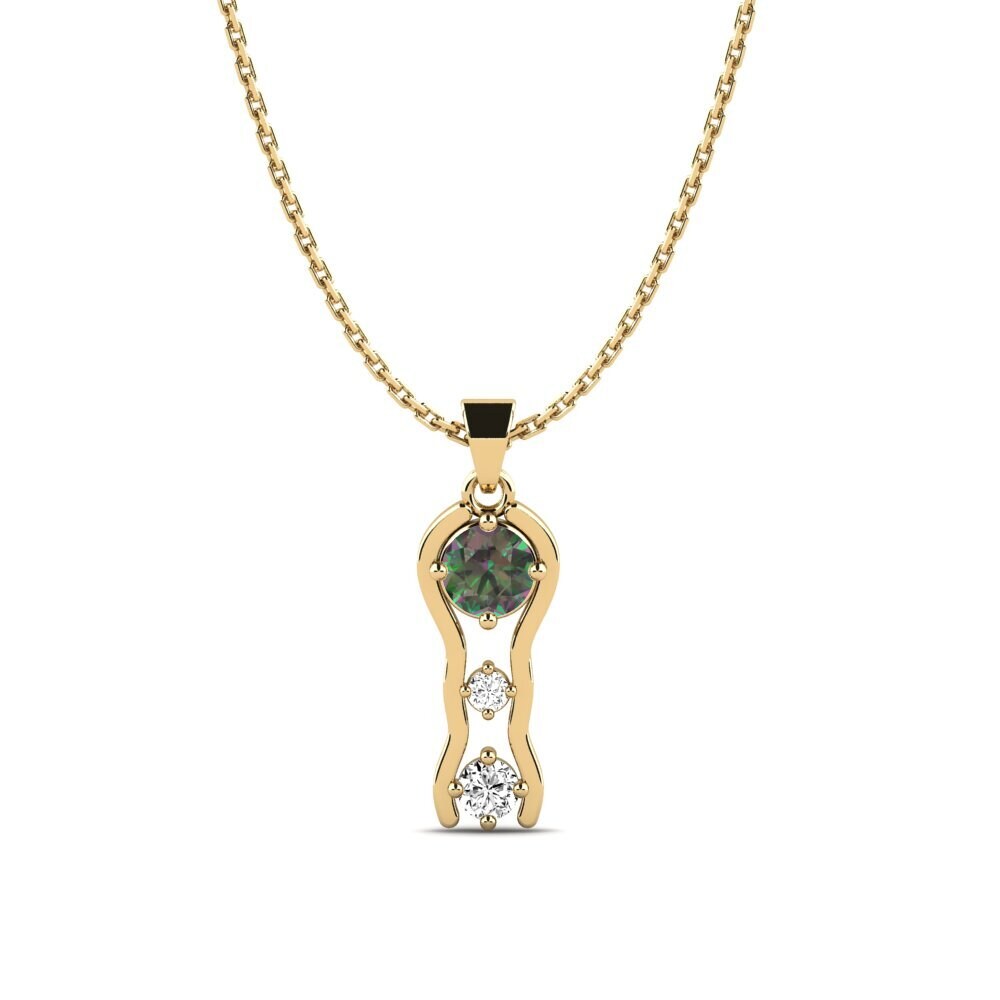 Mystic Topaz Women's Pendant Ylfi