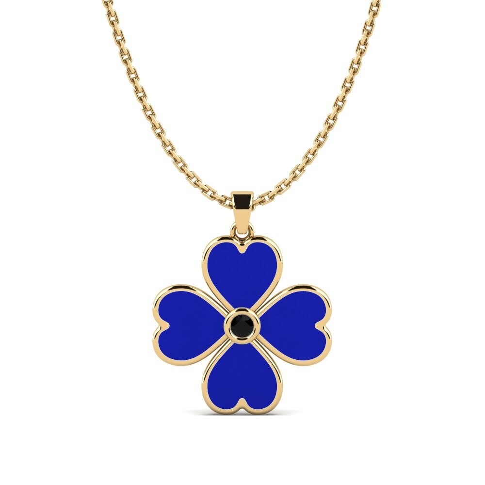 Black Sapphire Women's Pendant Pantelant