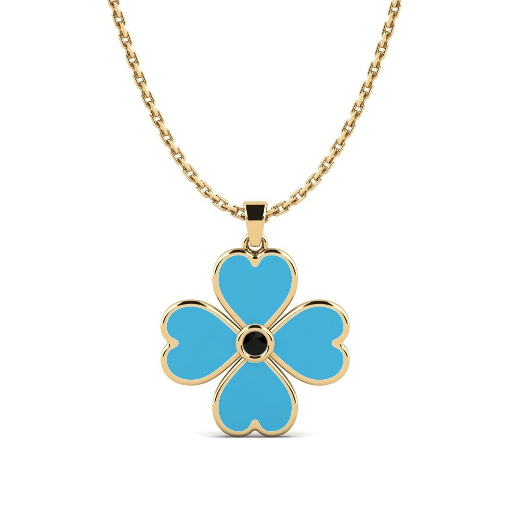 Black Sapphire Women's Pendant Pantelant