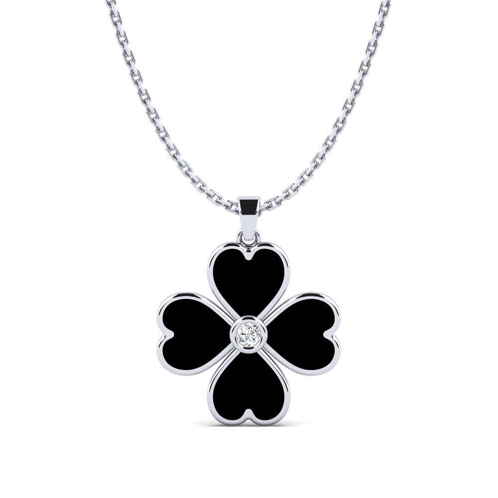 White Silver Women's Pendant Pantelant