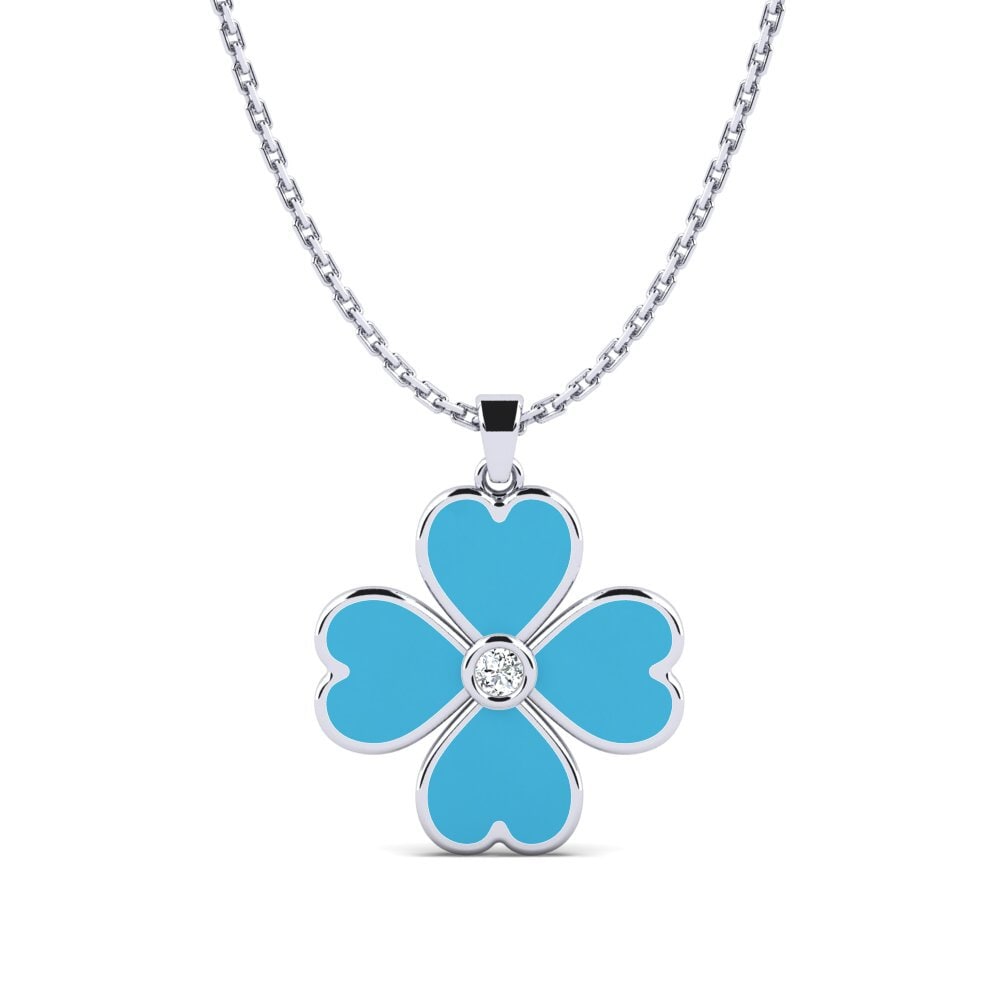 18ct White Gold Women's Pendant Pantelant