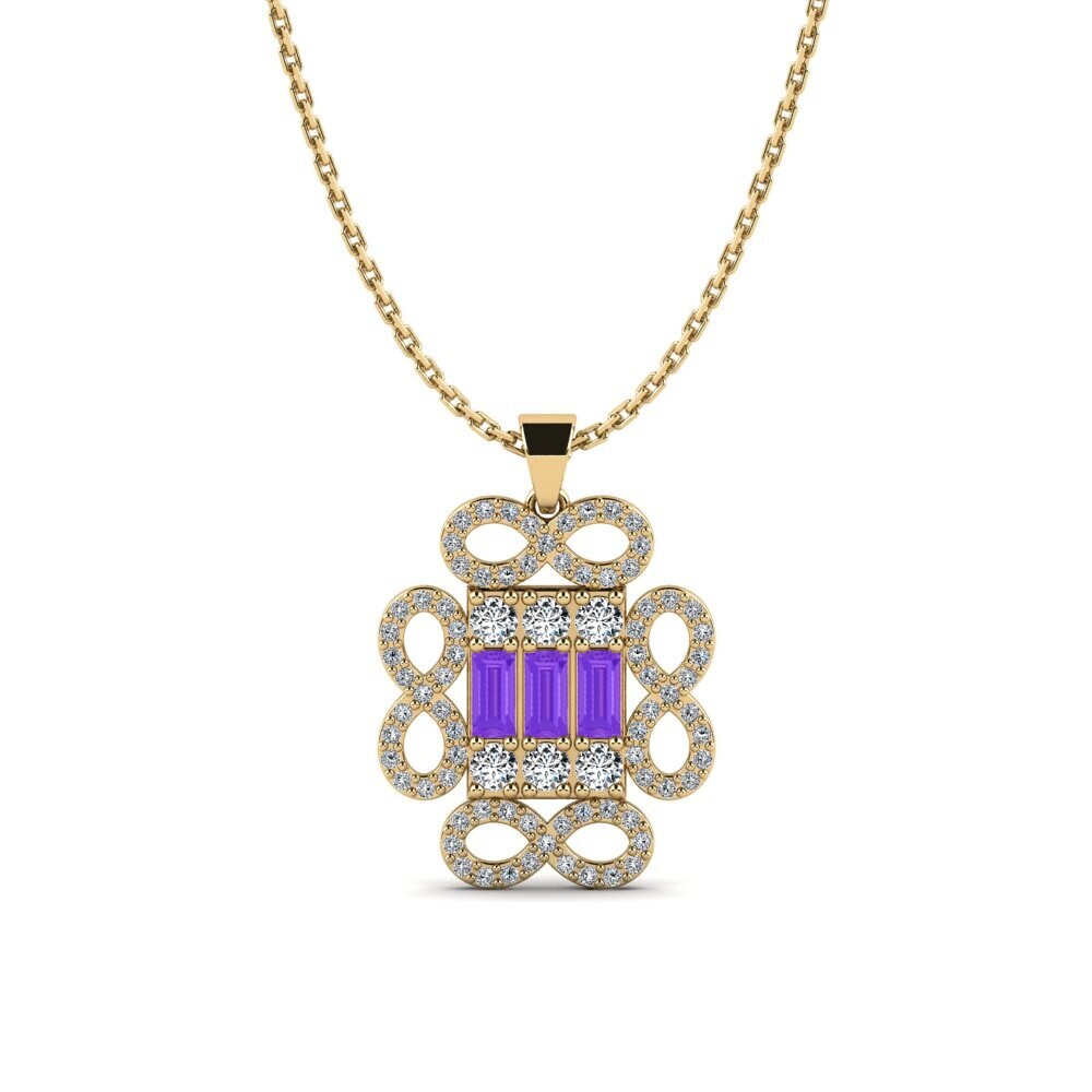 Amethyst Women's Pendant Perm