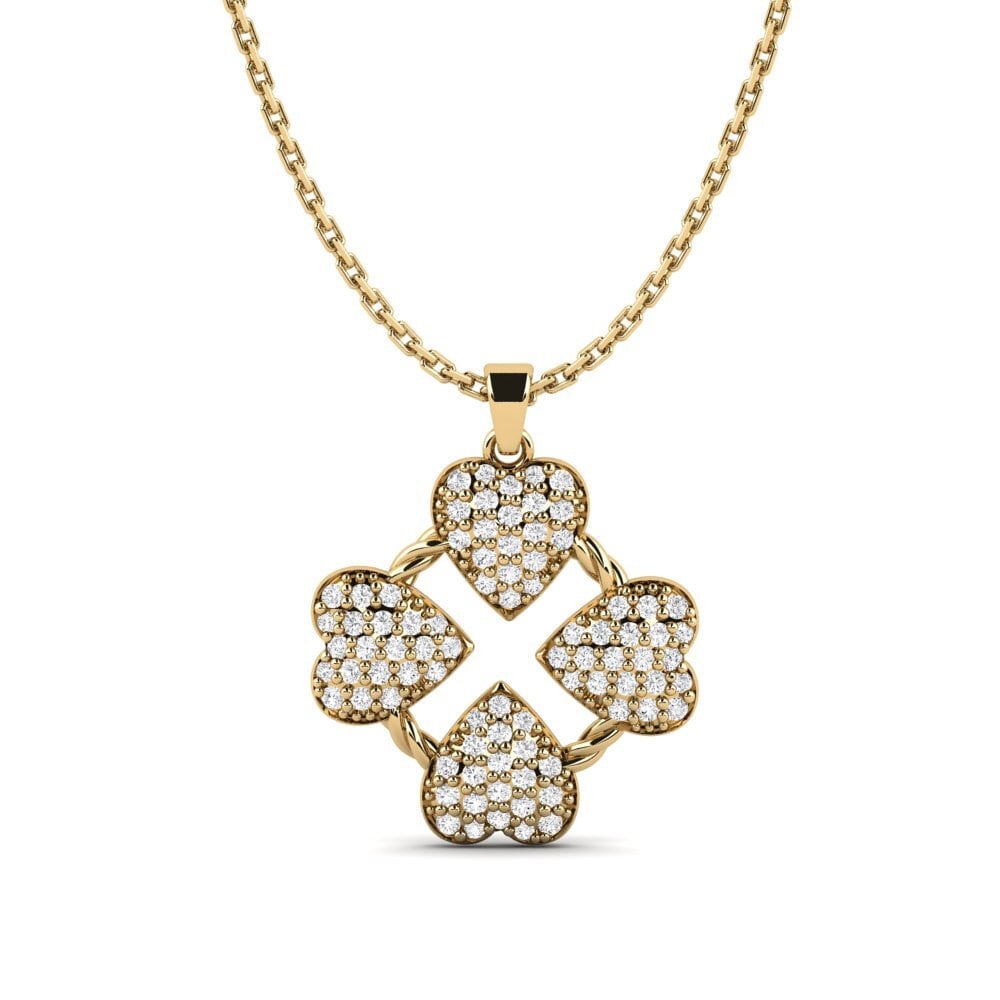 Shop for 0.412 Carat Round cut 9k Yellow Gold White sapphire 