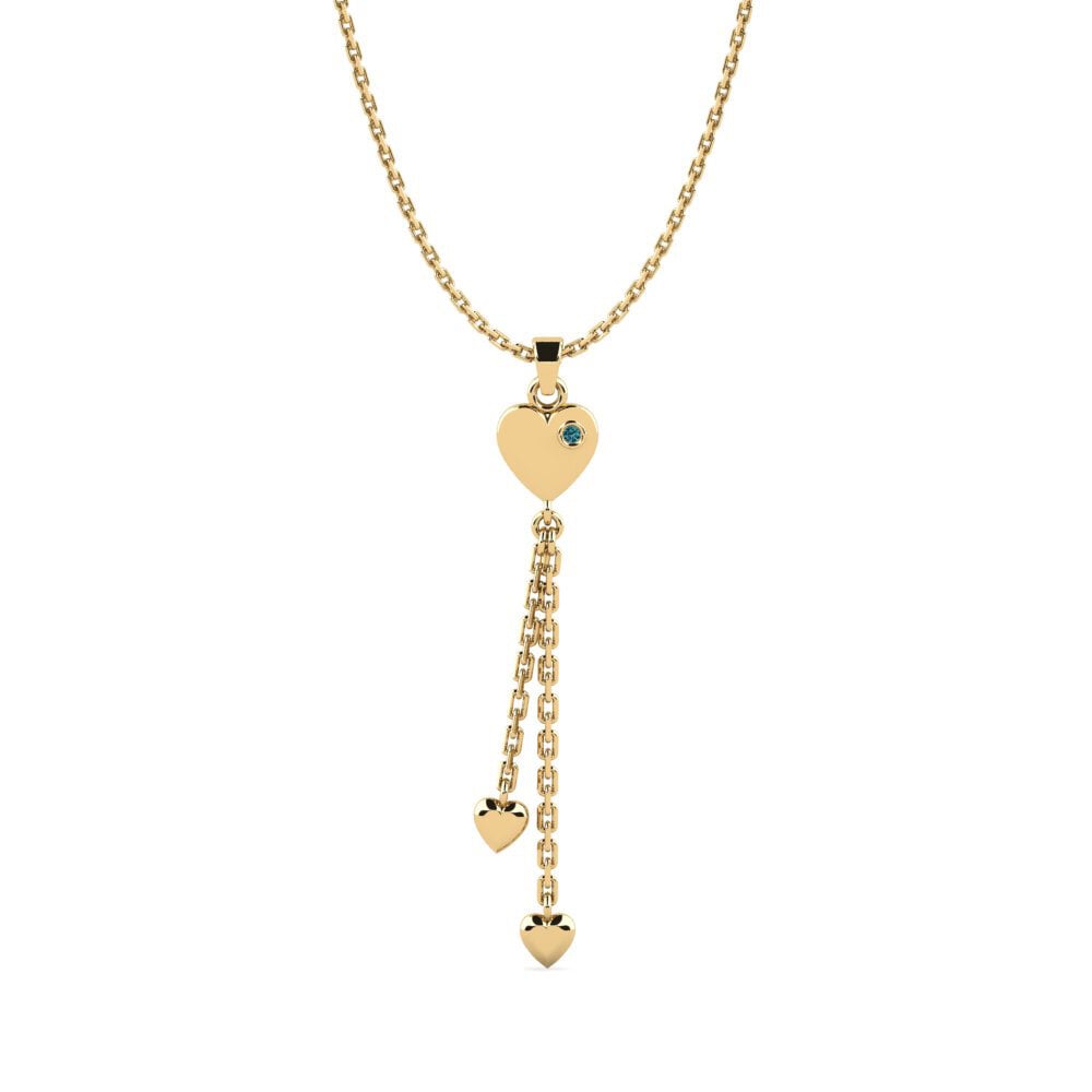 Blue Diamond Women's Pendant Quintedetoux