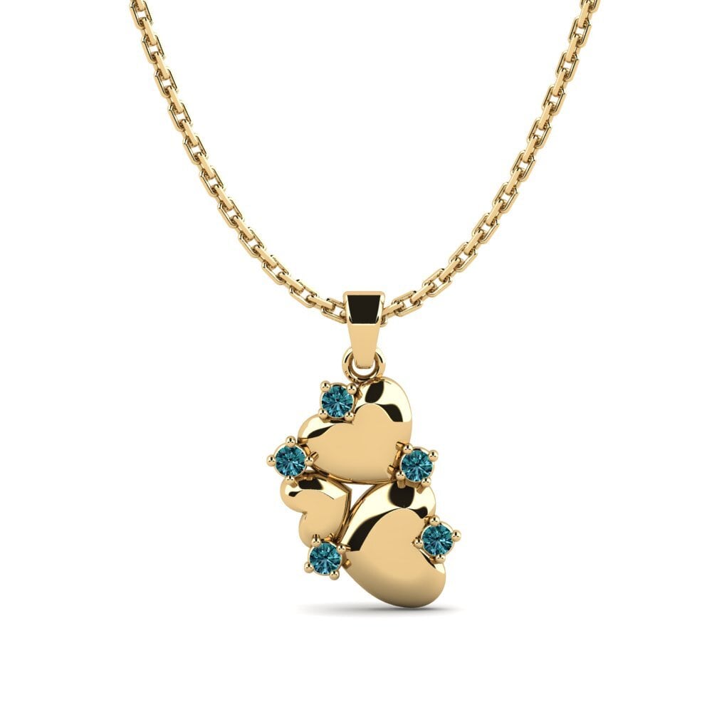 Blue Diamond Women's Pendant Shel