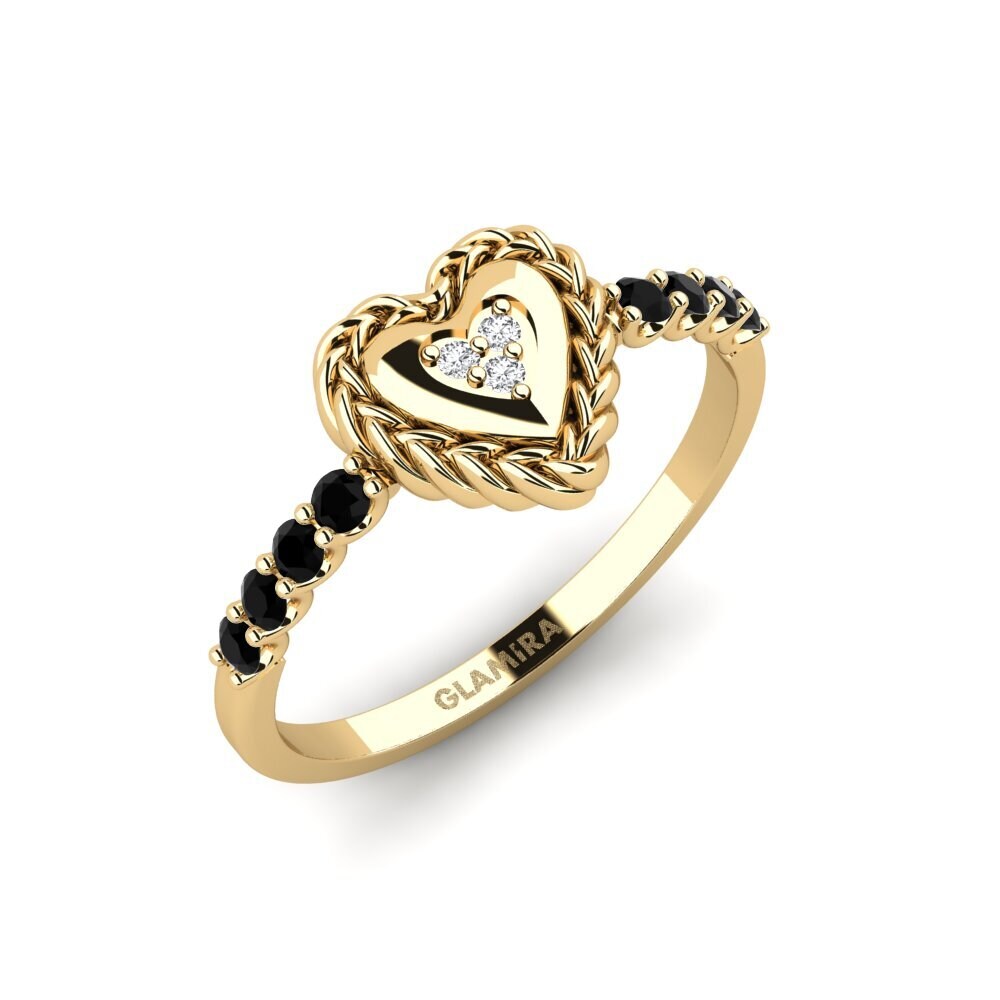 Round Black Onyx Ring Acoua