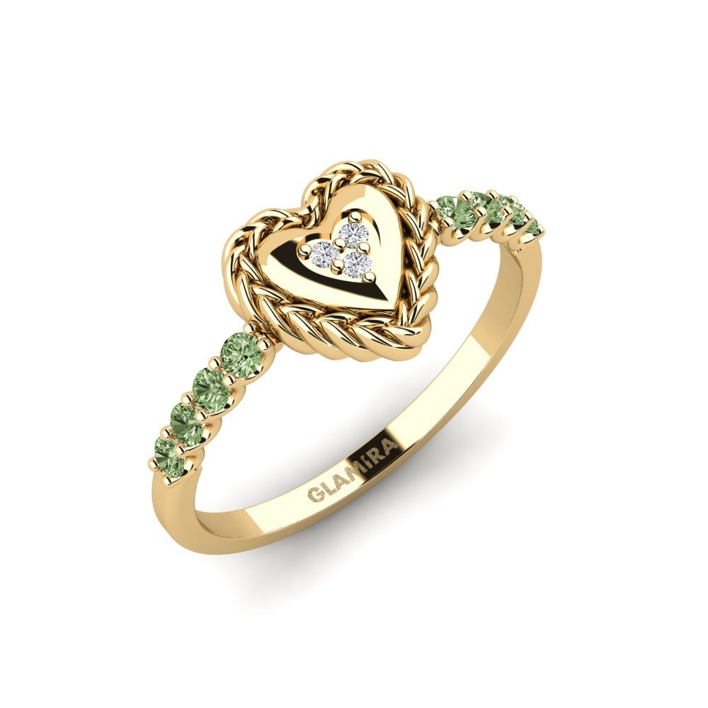 Diamant Vert Bague Acoua