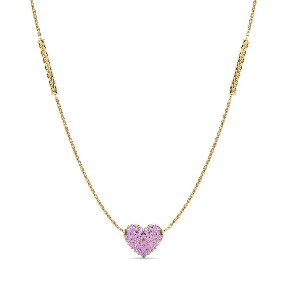 Amethyst Women's Necklace Aglianico