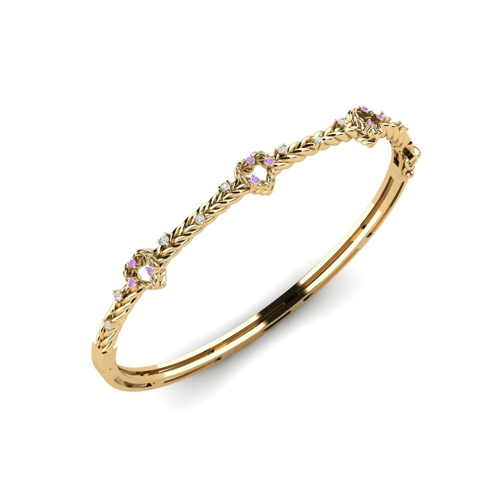 Améthyste Bracelet jonc femme Alcoutim