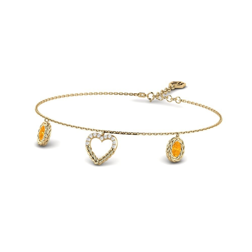 Citrine Bracelet pour femme Attock