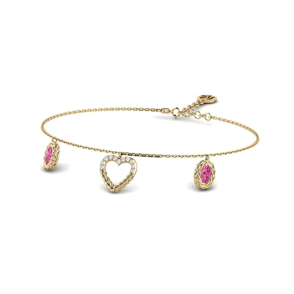Tourmaline Rose Bracelet pour femme Attock