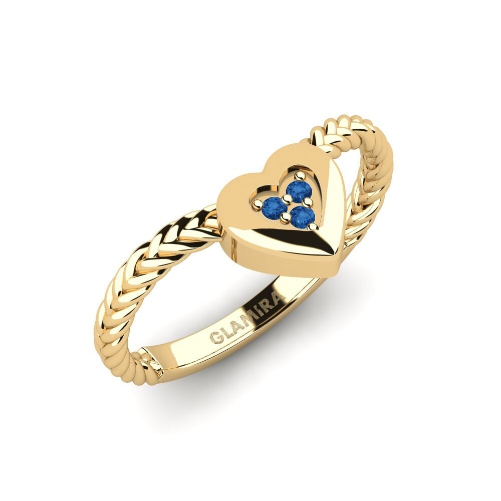 Dark Blue Zirconia Pinky Ring Azinhal