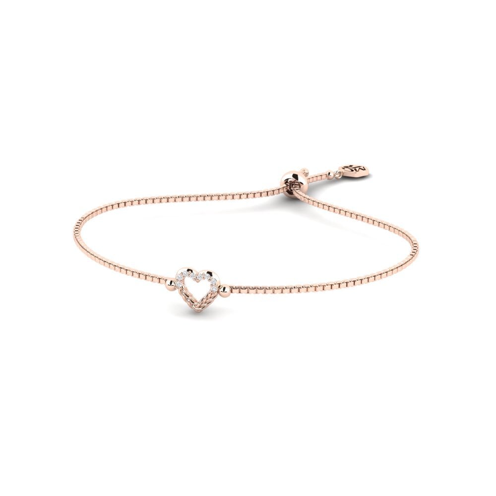 Or rose 14k Bracelet pour femme Bonthe