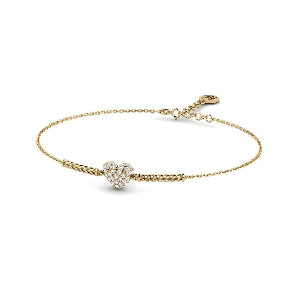 Zircone Bracelet pour femme Cabernet