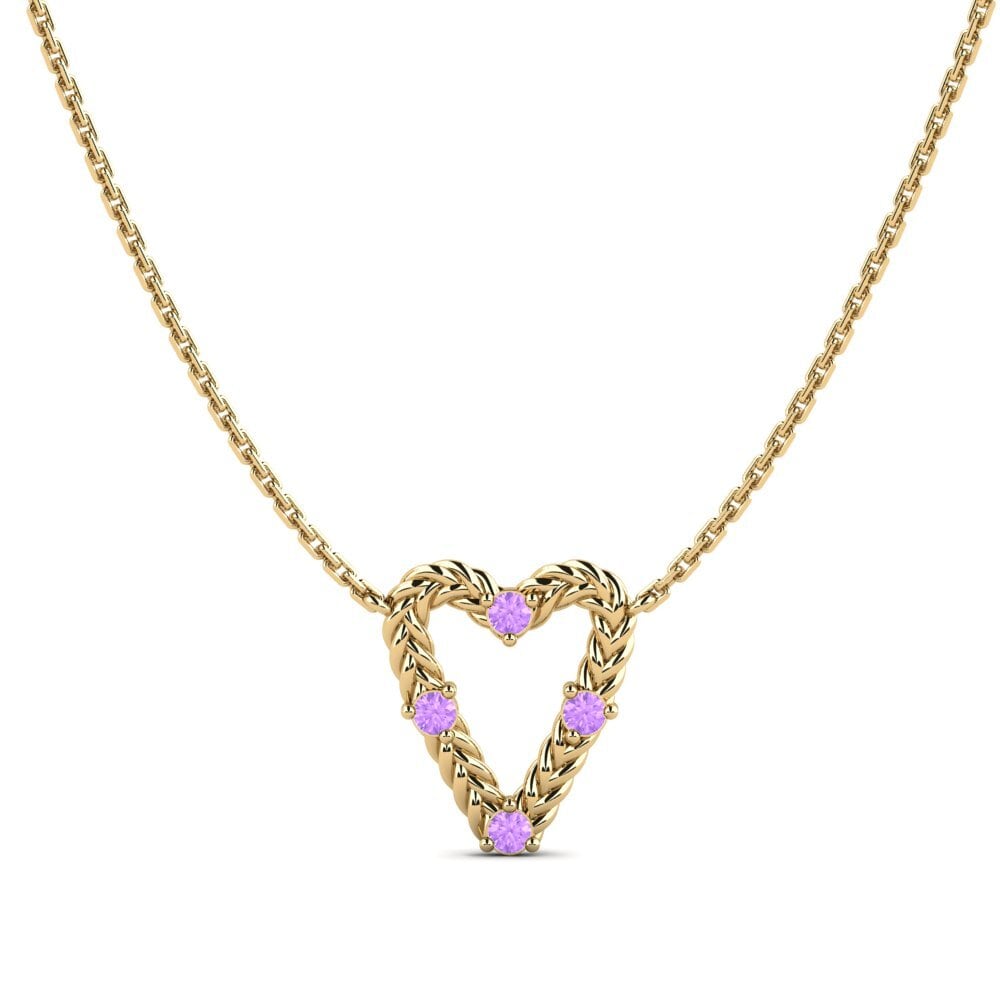 Amethyst Women's Necklace Hakchao