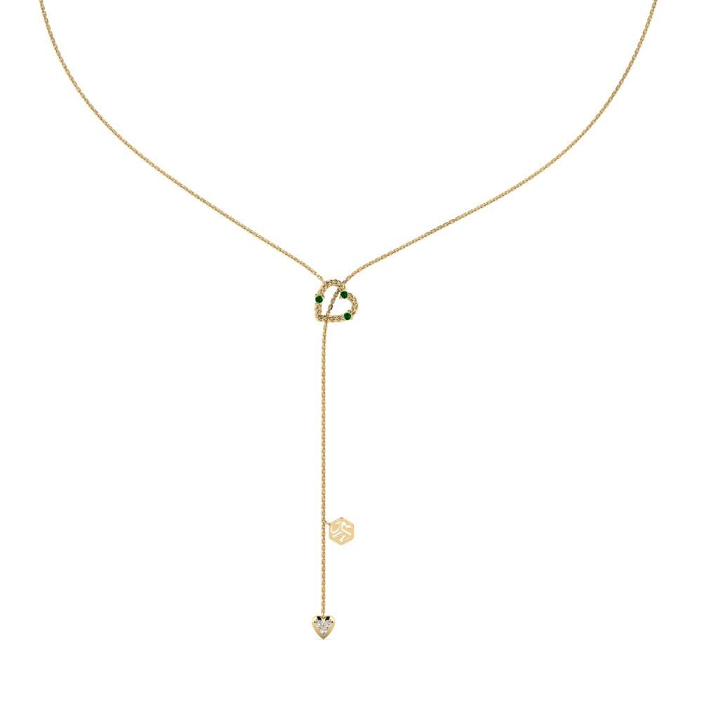 Green Zirconia Women's Necklace Jdida