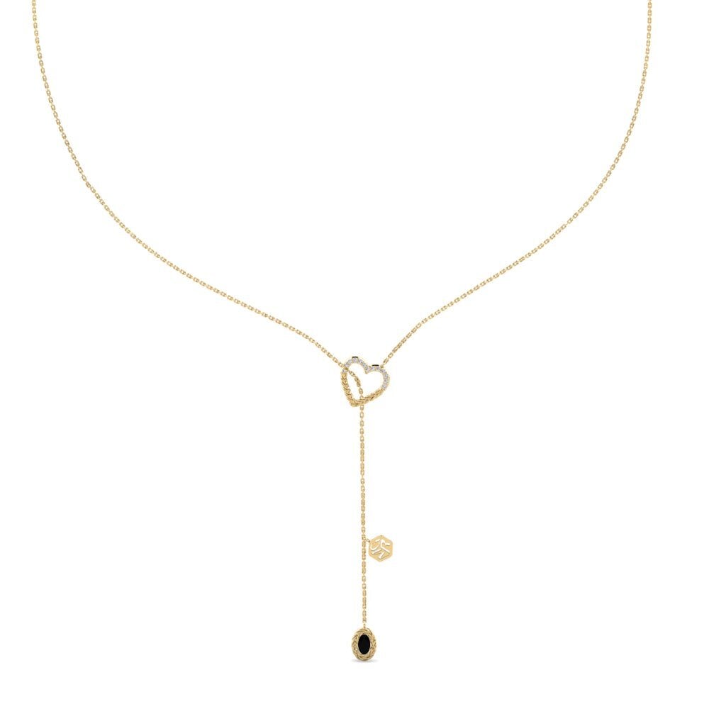 Black Sapphire Women's Necklace Kamakwie