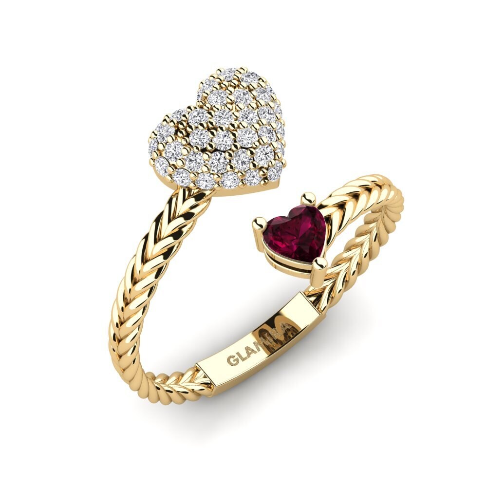 Rhodolite Garnet Ring Macaroes