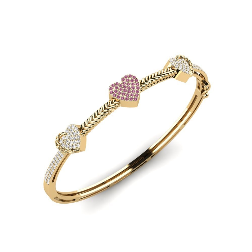 Grenat de Rhodolite Bracelet jonc femme Maitezaitut