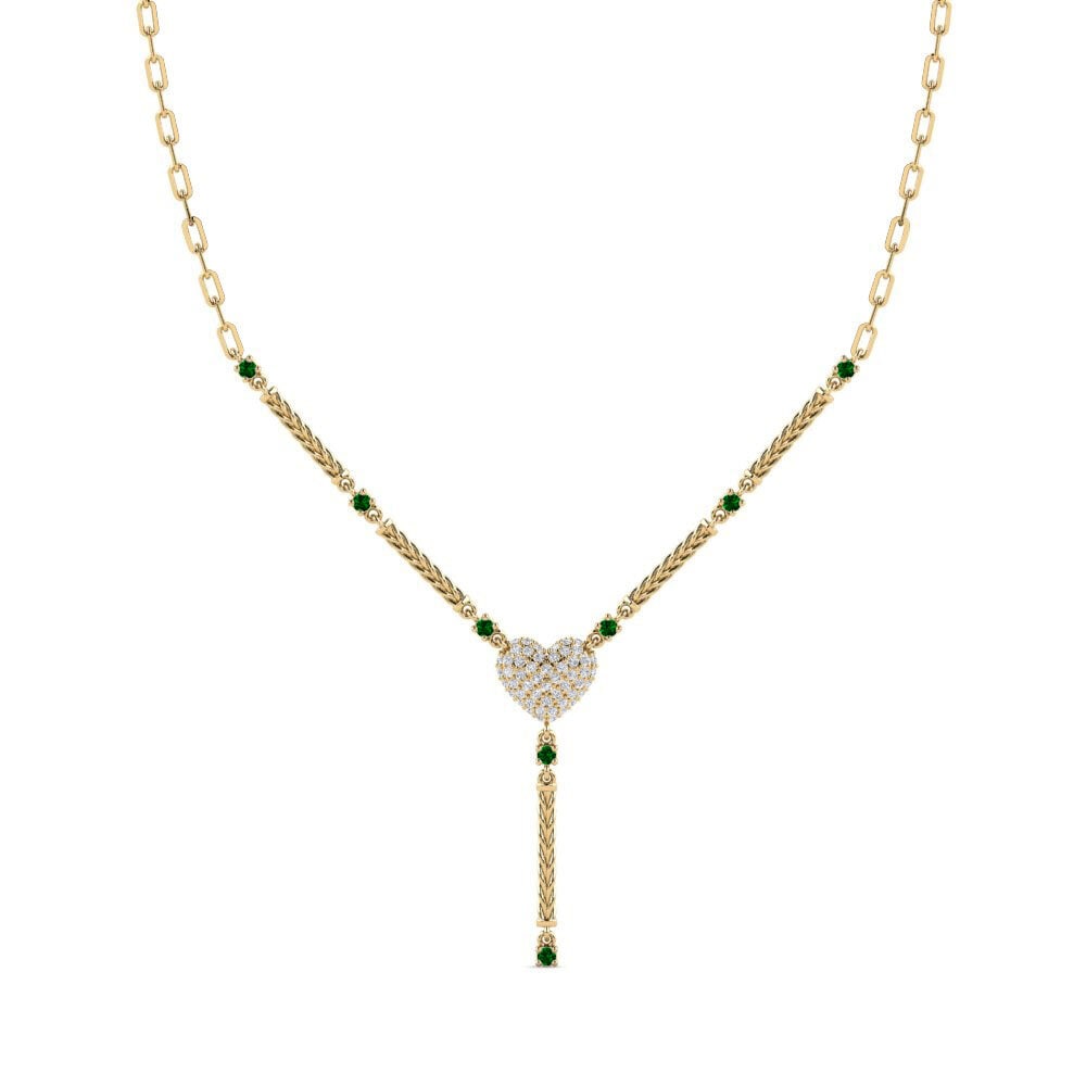 Green Zirconia Women's Necklace Mandazi