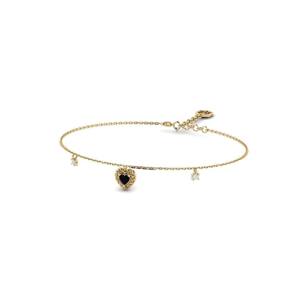 Onyx Noir Bracelet pour femme Manseng