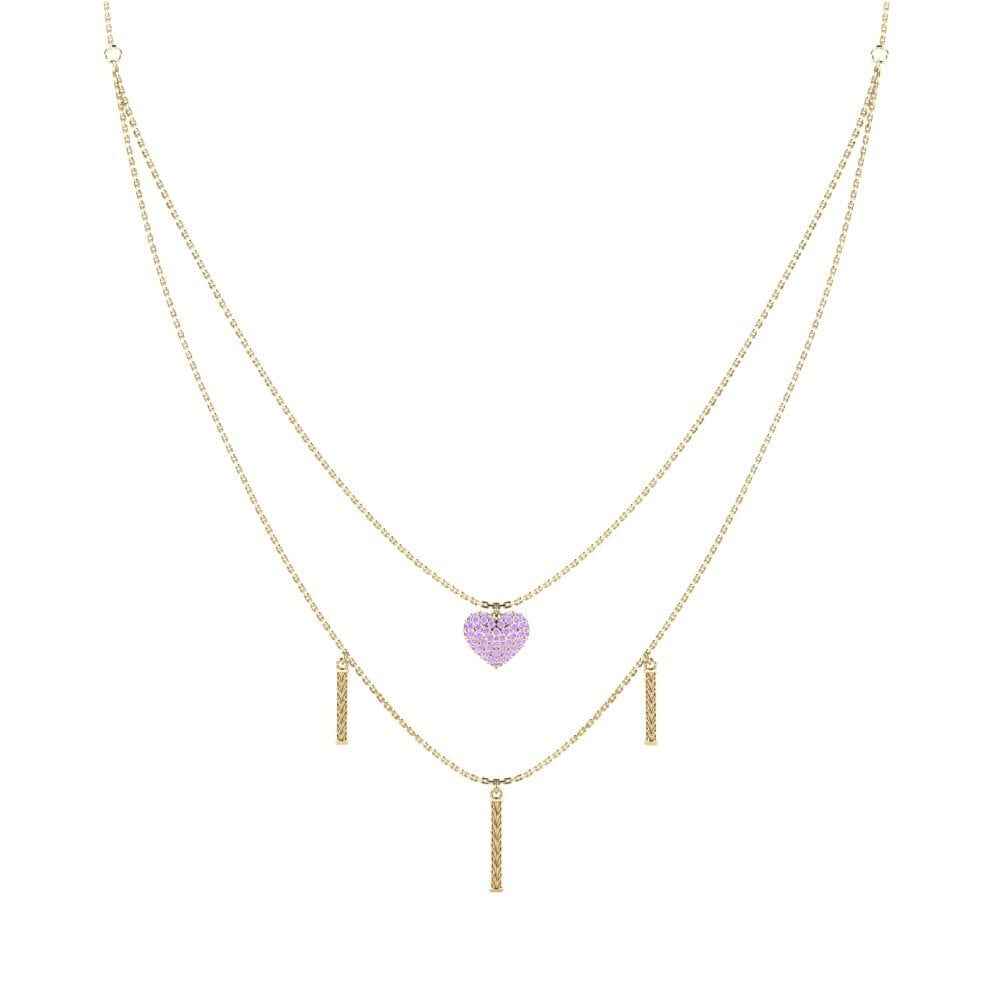 Amethyst Women's Necklace Mantecado
