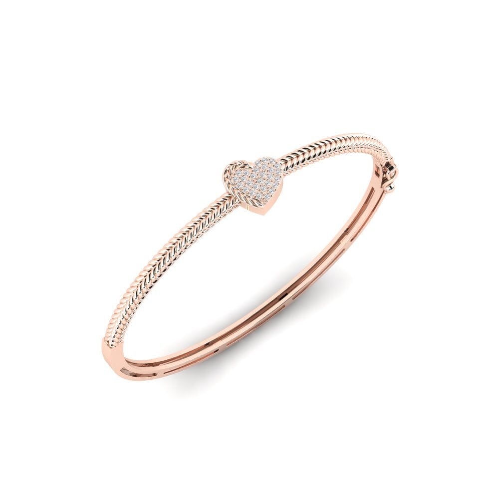 Or rose 14k Bracelet jonc femme Masoyi
