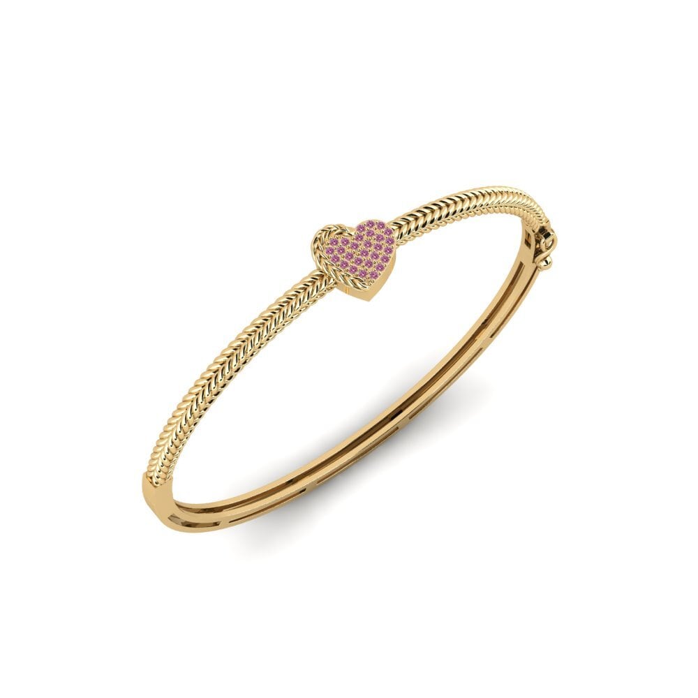 Grenat de Rhodolite Bracelet jonc femme Masoyi