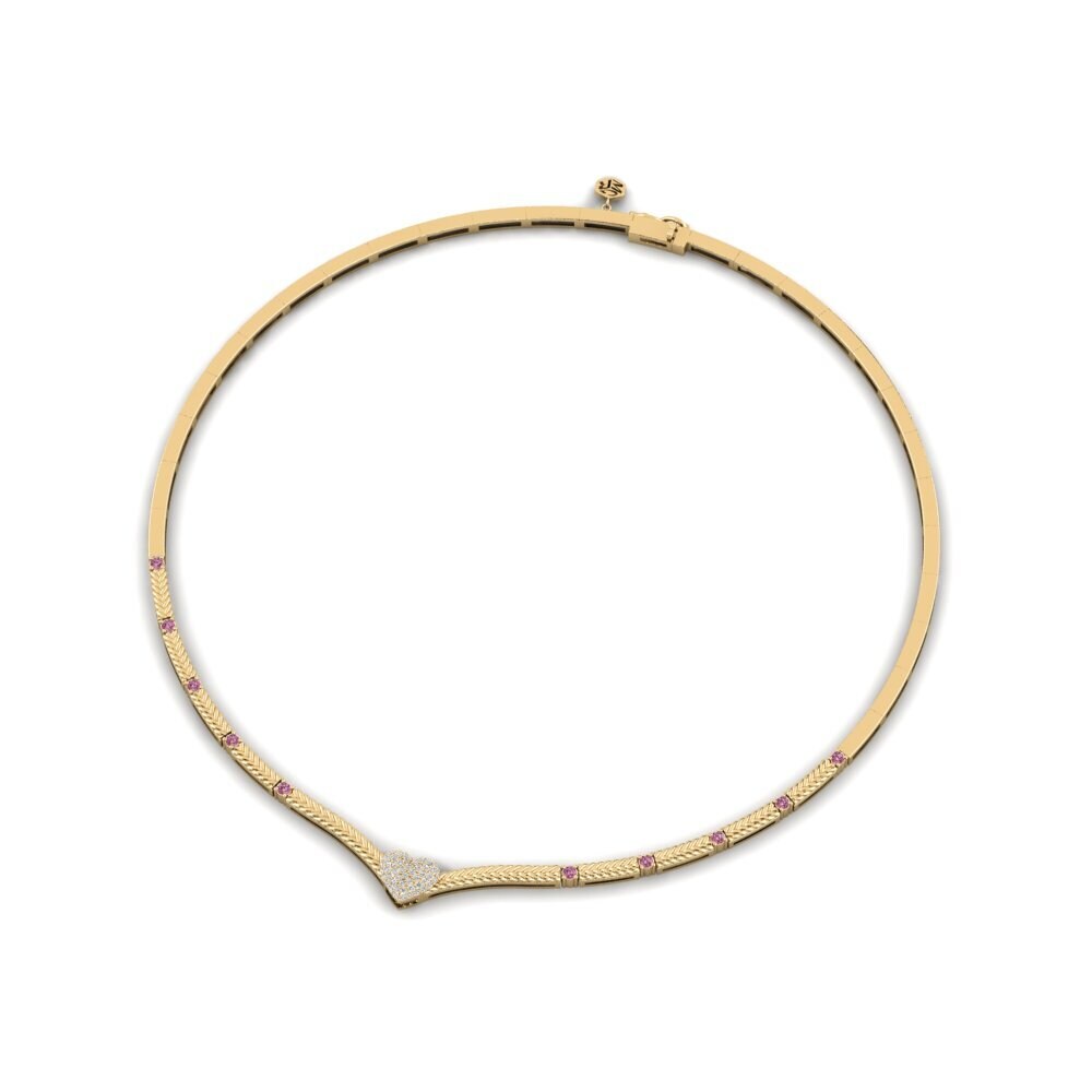 Rhodolite Garnet Collier Medovik
